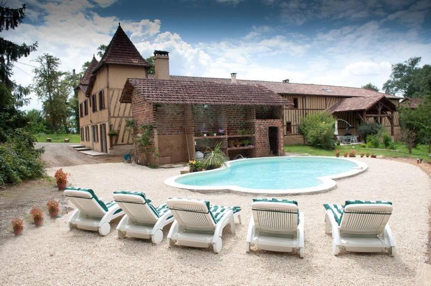 Domaine De La Source Panzió Sainte-Christie-d'Armagnac Kültér fotó